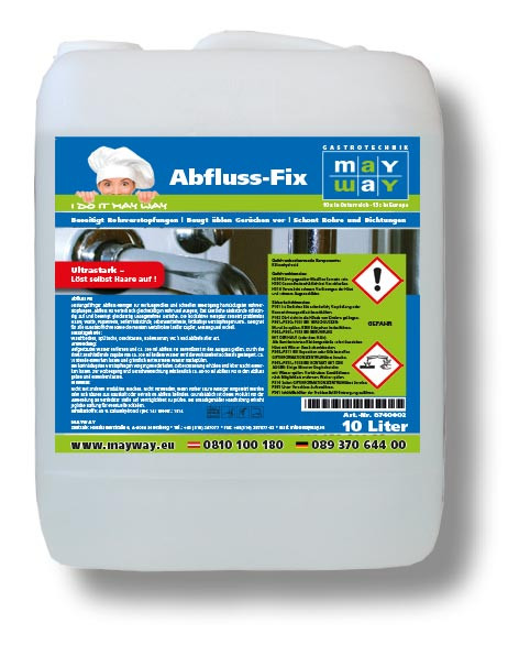 Abflussreiniger, Abfluss-Fix, 10 lt.