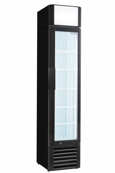 Glass door refrigerator, M-160