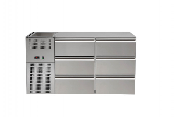 Refrigerated Beverage Counter, 2 LI-FK-AG, REGS 206E