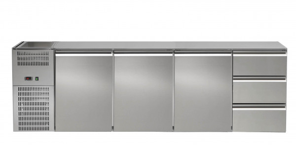 Refrigerated Beverage Counter, 4 LI-FK-AG, REGS 433E