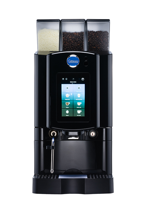 Carimali Armonia Soft Plus Kaffeevollautomat schwarz mit 7-Zoll-Touchscreen