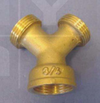 Y-Verteiler 3/4" Messing