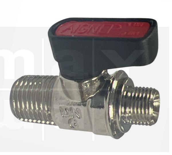 Kugelhahn Boiler 1/4" - 1/8" M/M