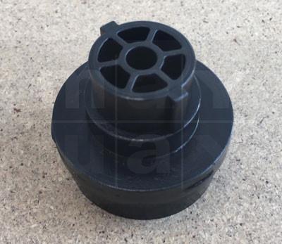 Knopfhülse schwarz für Dampfhahn