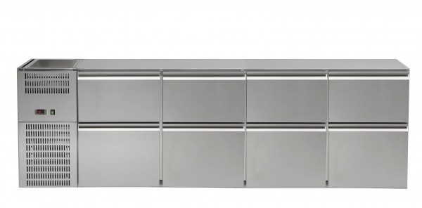 Refrigerated Beverage Counter, 4 LI-FK-AG, REGS 408E