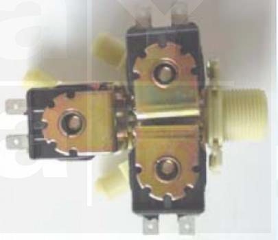 Magnetventil 3-fach 3/4"-3x8mm 230V