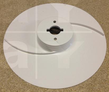 Auswurfscheibe niedrig