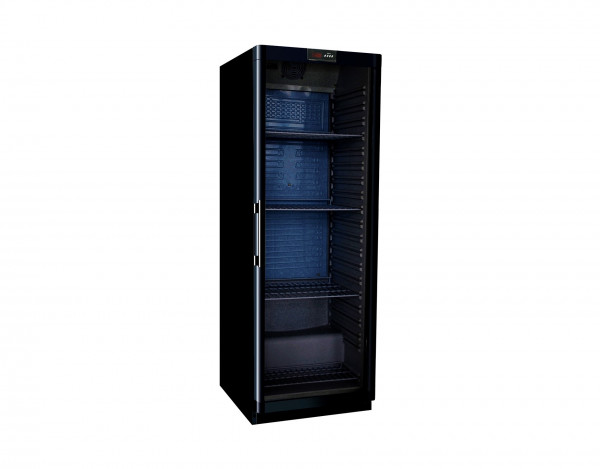 Kühlschrank schwarz, mit Glastür, M-S400RG