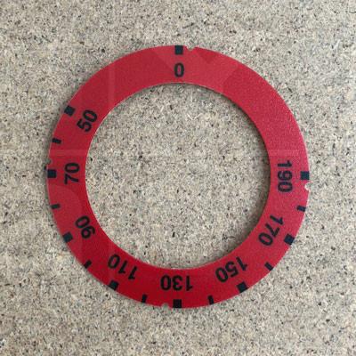 Skalierring FE 0-50-190°C, rot