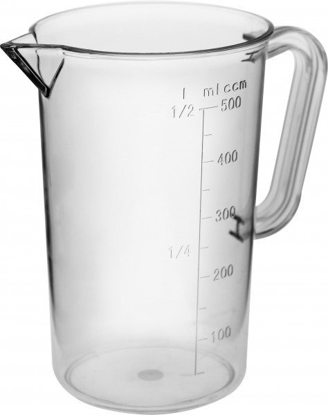 Messbecher transparent, 500 ml