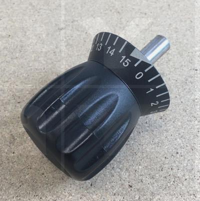 Knebel mit Skalierung 0-15