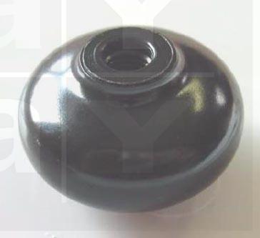 Knopf VH M10 schwarz Bakeliet