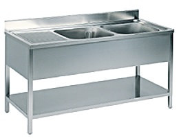 Sink 3SP187ABTT, 2 basins RIGHT