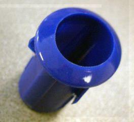 Druckknopfkörper blau