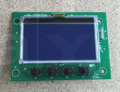 Tastaturplatine mit LCD-Display