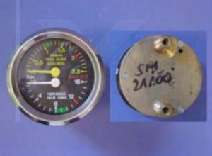 Manometer: 0-2,5/0-16 bar,