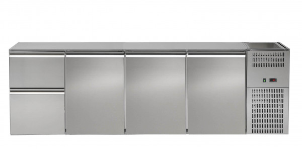 Refrigerated Beverage Counter, 4 RE-FK-AG, REGD 432E