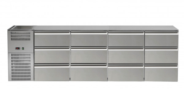 Refrigerated Beverage Counter, 4 LI-FK-AG, REGS 4012E