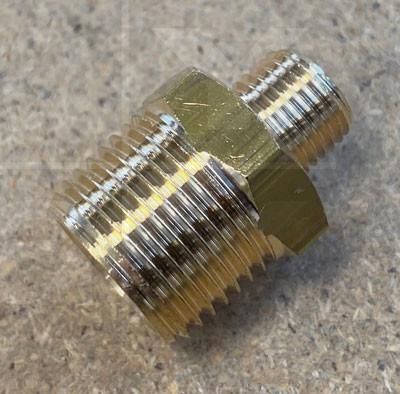 Doppelnippel 3/8" auf M10
