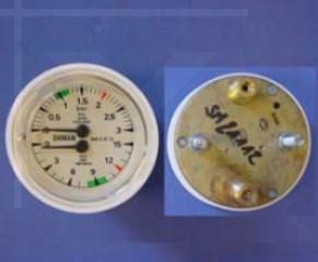 Manometer 0-3/0-15 bar