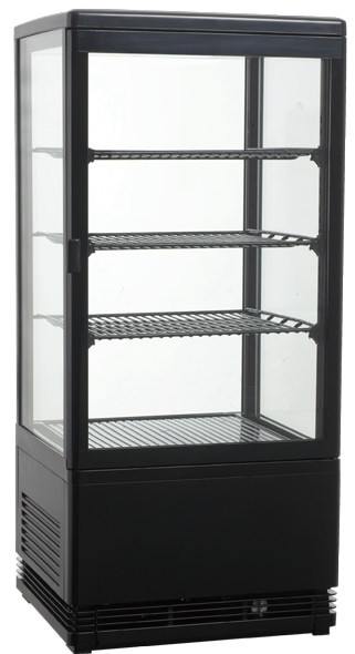 Refrigerated display case, M700, black