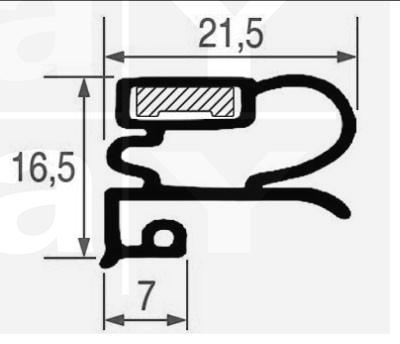 Kühlpult Dichtung 505x455mm