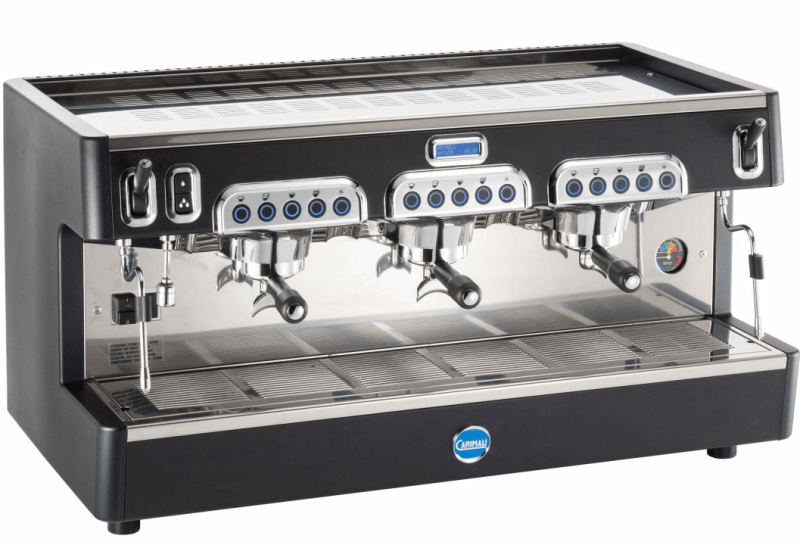 Carimali Cento Espressomaschine schwarz, 2-gruppig