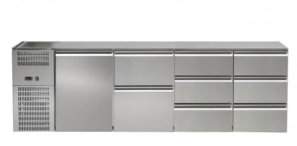 Refrigerated Beverage Counter, 4 LI-FK-AG, REGS 418E