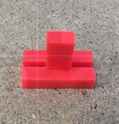 Schwimmer Tropflade rot