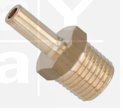Doppelnippel 6 mm auf 1/4"