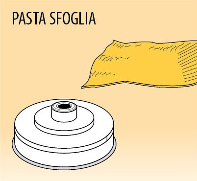 Pasta Disc, PASTA SFOGLIA 155 mm