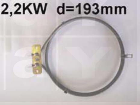 Heizung Ofen 2000W 230V CF-62