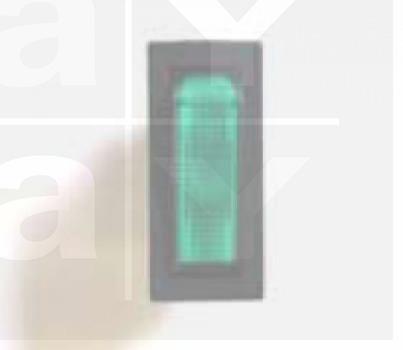 Schalter 1-polig grün