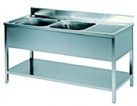 Sink 3SP207ABTT, 2 bowls LEFT Sink 3SP207ABTT, 2 bowls LEFT