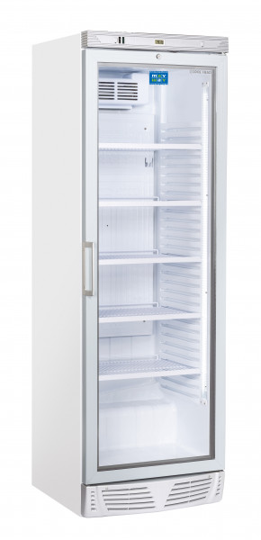 Glastür-Kühlschrank, GKS 400, vertikal LED