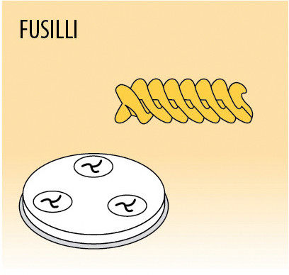 Nudelscheibe, FUSILLI 9 mm