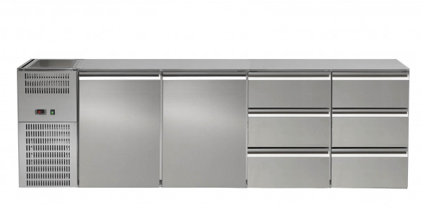 Refrigerated Beverage Counter, 4 LI-FK-AG, REGS 426E
