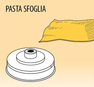 Pasta disc, PASTA SFOGLIA 205 mm
