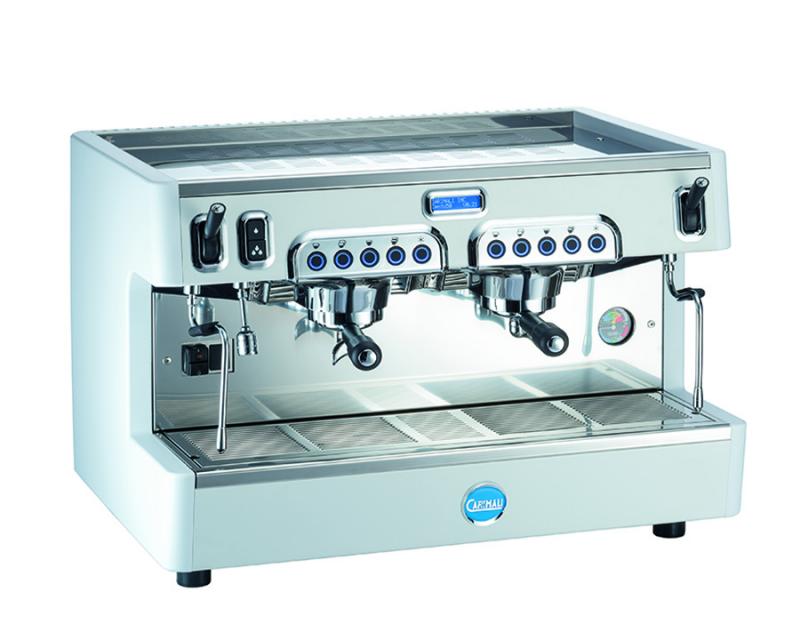Carimali Cento Espressomaschine weiß, 2-gruppig