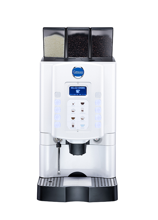 Carimali Armonia Soft Kaffeevollautomat weiß mit Produkttasten