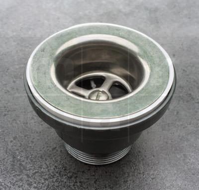 Ablaufstutzen INOX/Kunststoff, 1"1/2