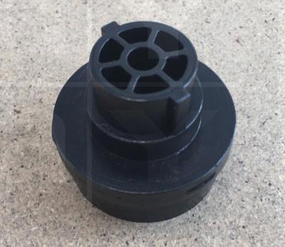 Knopfhülse schwarz für Dampfhahn