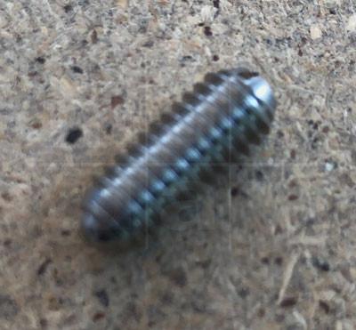 Wurmschraube mit Schlitz