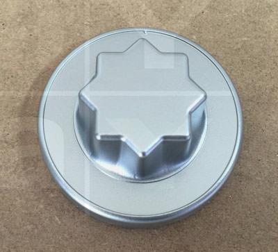 Knebel D: 70 mm, silber