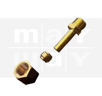 Doppelnippel 6 mm auf 1/8"