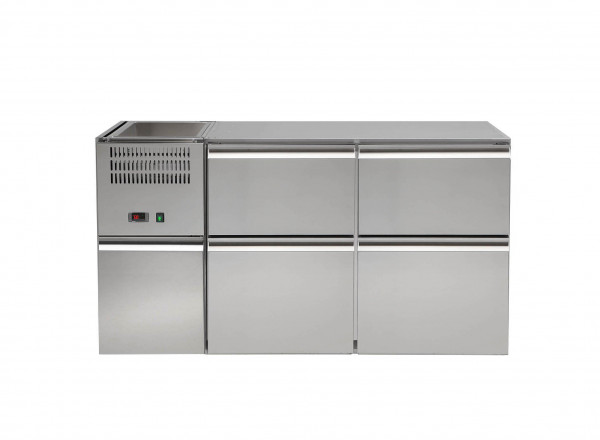 Refrigerated Beverage Counter, 2 LI-FK-RW, RECS 204E