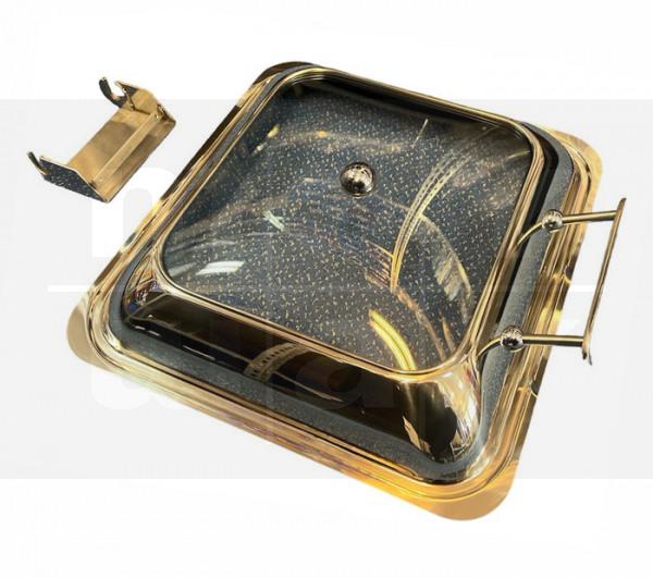 Glasdeckel mit Ventil f. Chafing Dish