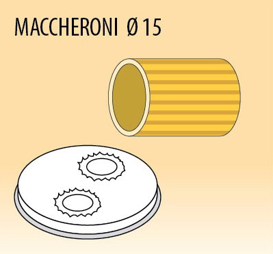 Pasta Disc, MACCHERONI 15 MM