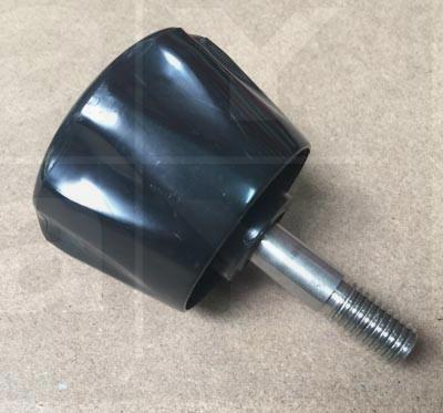 Knebel schwarz f. Schlitten